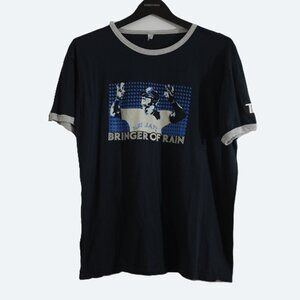 Toronto Blue Jays Adult Large Ringer Josh Donaldson Bringer Of Rain 100% cotton